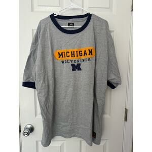 Pro Player University of Michigan Wolverines Embroidered T-Shirt Sz: 2XL